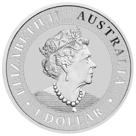 2022 1 oz Australian Silver Kangaroo Coin Effigy