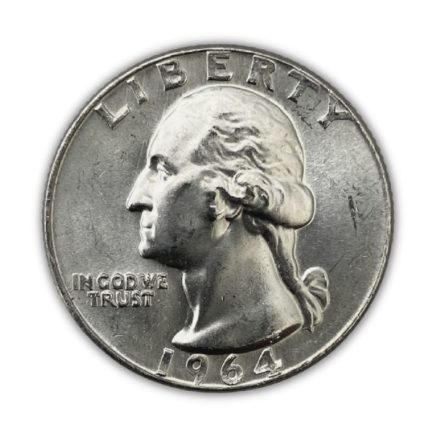 BU 90% Silver Washington Quarters $10 Face Value Obverse