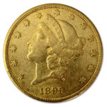 $20 Liberty Double Eagle Gold Coin VF