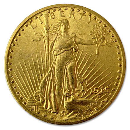 $20 Saint Gaudens Double Eagle Gold Coin XF