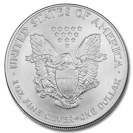 2006 American Silver Eagle Coin Reverse