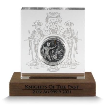 2021 2 oz Germania Knights of Malta HR Silver Coin Display