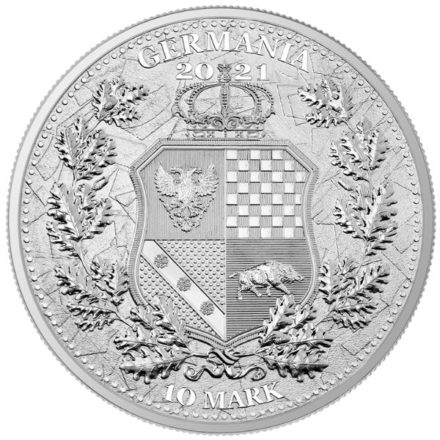 2021 Germania Mint Allegories 2 oz Silver Round Reverse