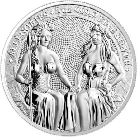 2021 Germania Mint Allegories 5 oz Silver Round