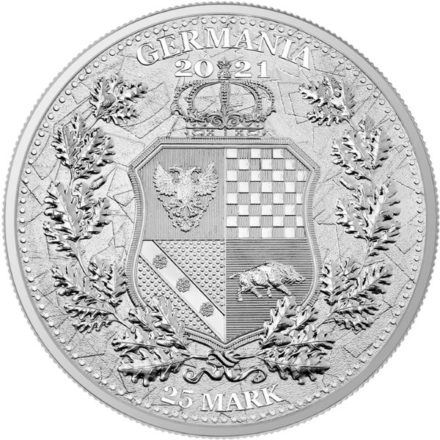 2021 Germania Mint Allegories 5 oz Silver Round Reverse