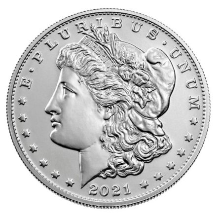 2021 Morgan Silver Dollar with (D) Mint Mark