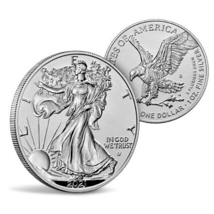 2021 Reverse Proof Silver Eagle - 2 Coin Set Designer Edition Type 2