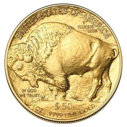 2022 1 oz American Gold Buffalo Coin Reverse