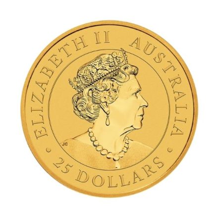 2022 1/4 oz Australian Gold Kangaroo Coin Effigy