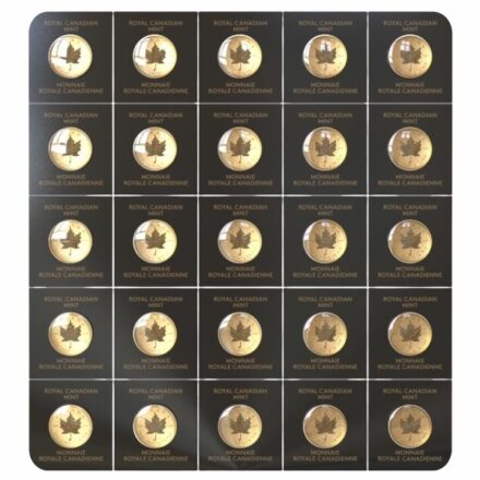 2022 25 Gram Canadian Gold Maplegram - 25x1g