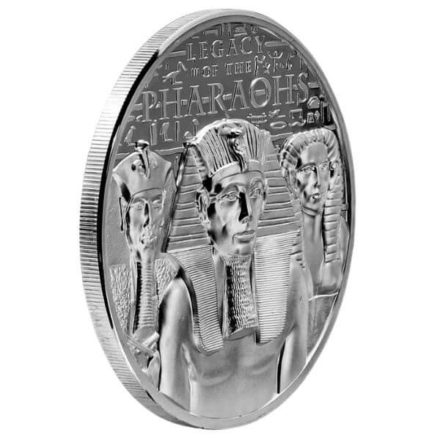 2022 1 oz Legacy of the Pharaohs Silver Coin Edge