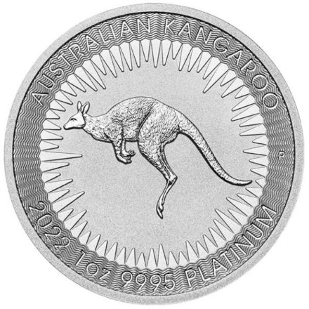 2022 1 oz Australian Platinum Kangaroo Coin