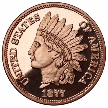 Indian Head Cent 1 oz Copper Round