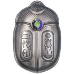 2021 1 oz Palau Scarab - King Tut Silver Coin effigy