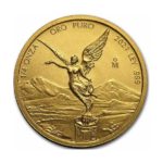 2021 1/4 oz Mexican Gold Libertad Coin effigy