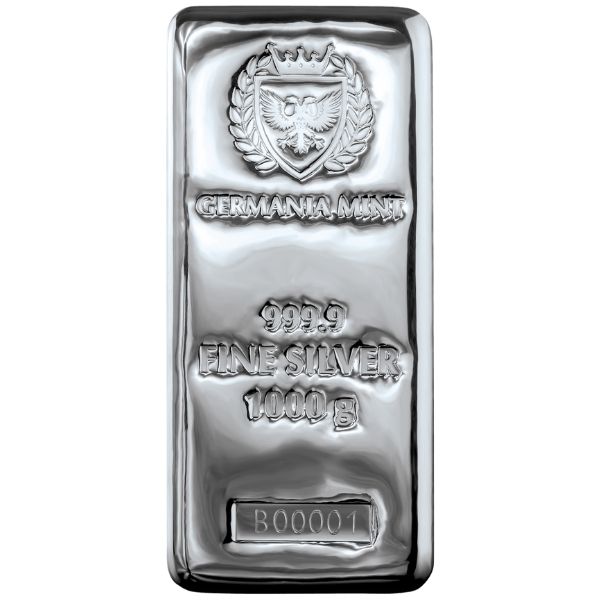 Germania Mint 1 Kilo Cast Silver Bar