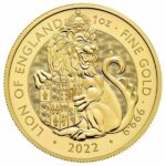 2022 1 oz Tudor Beasts Lion of England Gold Coin
