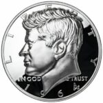 Kennedy Half Dollar 1 oz Domed Proof Silver Round Effigy