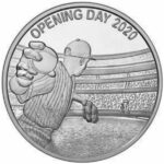 Opening Day 2020 1 oz proof Silver Round Obverse