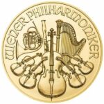 2022 1 oz Austrian Gold Philharmonic Coin Reverse