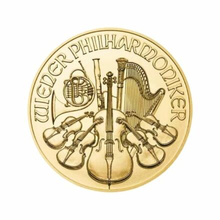 2022 110 oz Austrian Gold Philharmonic Coin Reverse