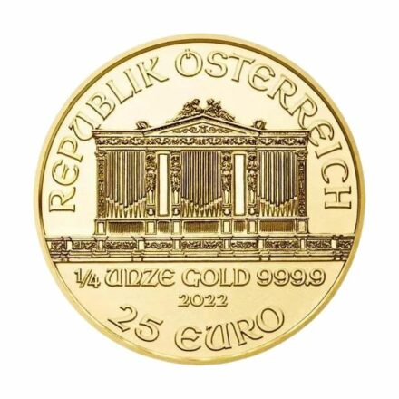 2022 1/4 oz Austrian Gold Philharmonic Coin