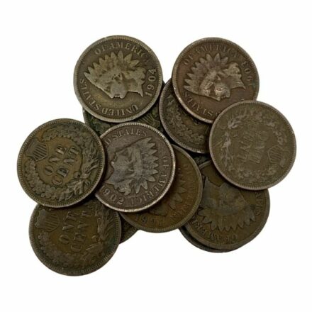 Indian Head Cent Pile