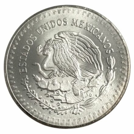 1982 1 oz Mexican Silver Libertad Coin Reverse
