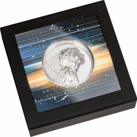 2021 3 oz Cook Islands Silver Burst Coin Box
