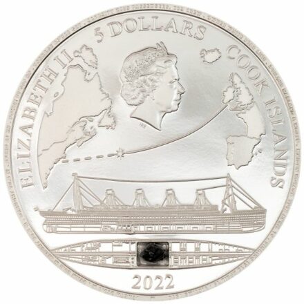 2022 1 oz Titanic Ultra High-Relief Silver Coin