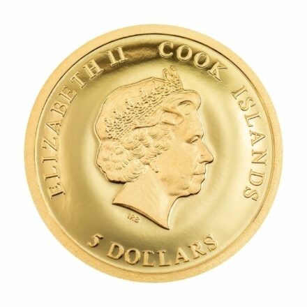 2022 12 Gram Greetings From New York Gold Coin Obverse