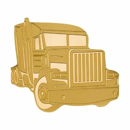 2022 12 Gram Truck - King of The Road Gold Coin Reverse