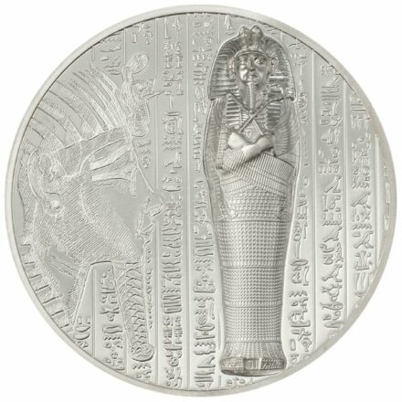 2022 1oz Mummy X-Ray Ultra High-Relief Silver Coin Reverse