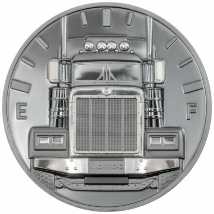 2022 2 oz Truck - King of The Road HR Silver Coin Reverse