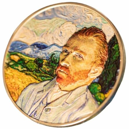 2022 2 oz Van Gogh Ultra High-Relief Silver Coin