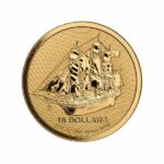 2022 Cook Islands 110 oz Gold HMS Bounty Coin Reverse