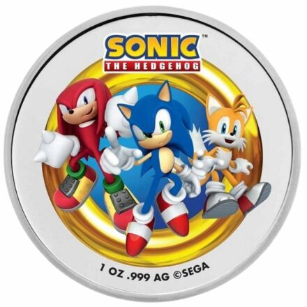 Dr. Eggman Colorized 1 oz Silver Round - With TEP
