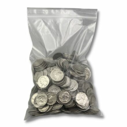 Junk 90% Silver Quarters $100 Face Value Bag