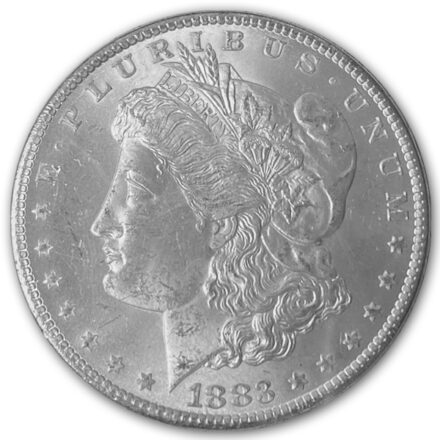 1883-CC Morgan Silver Dollar Coin - GSA Obverse