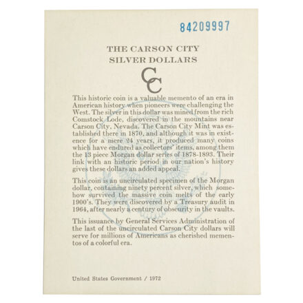 1884-CC GSA Certificate