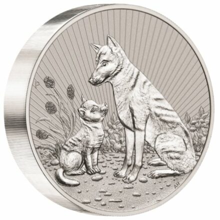 2022 Australian 10 oz Silver Dingo Coin Obverse
