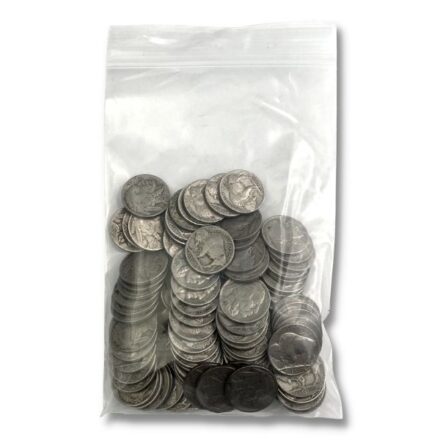Full Date Buffalo Nickels - 100 Pc Bag