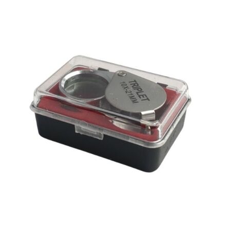 Triplet 10X Jeweler's Magnifying Loupe Case