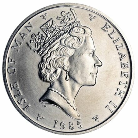 1 oz Isle of Man Platinum Noble Coin Obverse