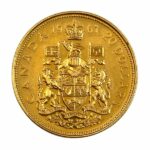 1967 $20 Canadian Confederation Gold Coin Reverse