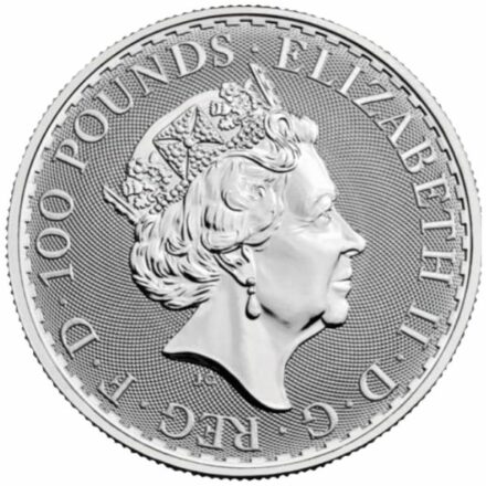 2022 1 oz British Platinum Britannia Coin