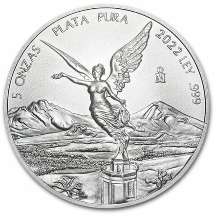 2022 5 oz Mexican Silver Libertad Coin