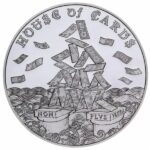 2022 House of Cards 5 oz Silver Round Obverse