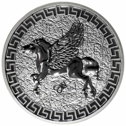 2022 St Helena Jennie Norris Pegasus Silver Coin Reverse
