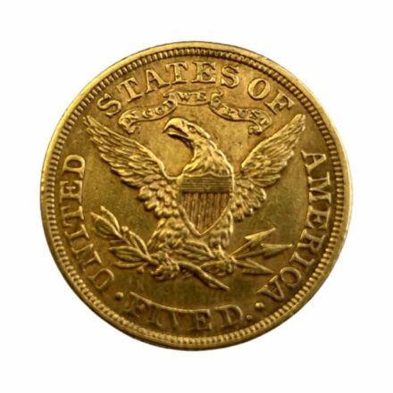 $5 Liberty Half Eagle Gold Coin | Cleaned